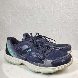 Ryka Devotion Plus 2 Womens Sneakers 11‎ Blue Lace Up Athletic Running Walking